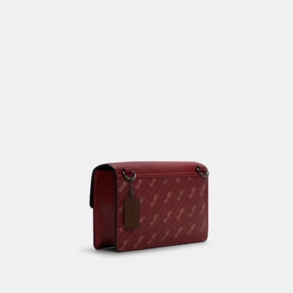 Coach Turner Flap Crossbody With Horse And Carriage Dot Print
